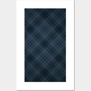 Blue Tartan Posters and Art